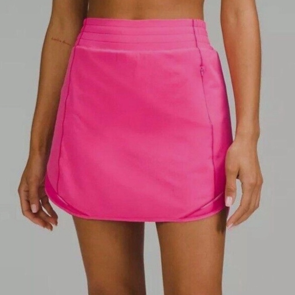 Lululemon hotty hot skirt pink